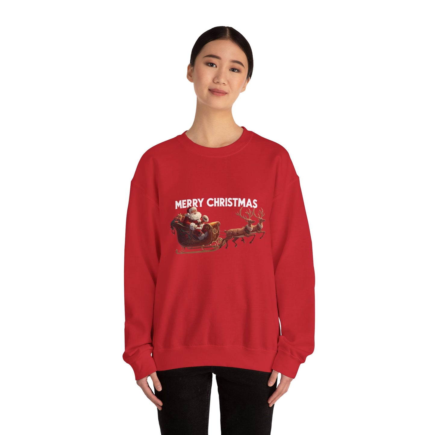 Christmas Santa Sleigh Sweatshirt