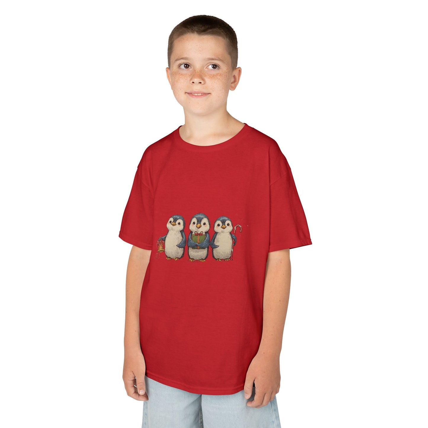 Whimsical Penguin Kids Tee