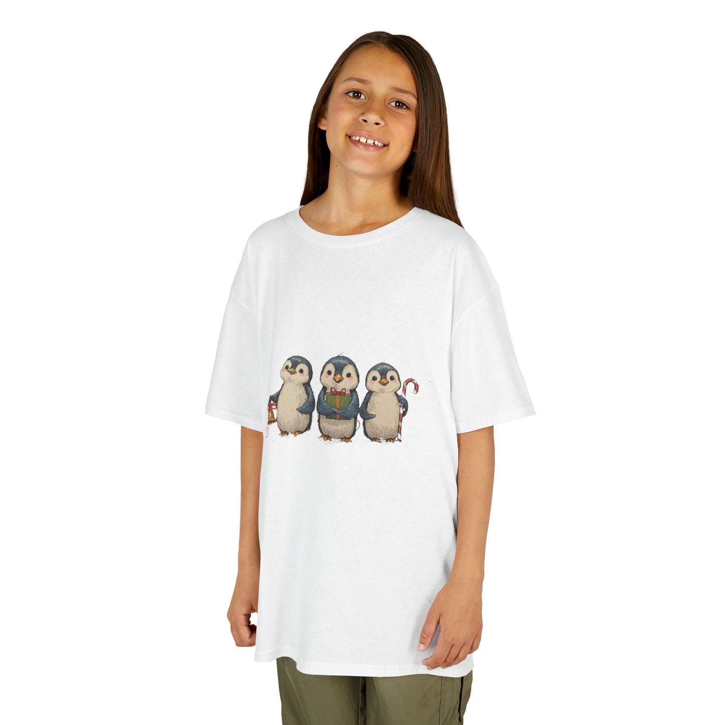 Whimsical Penguin Kids Tee