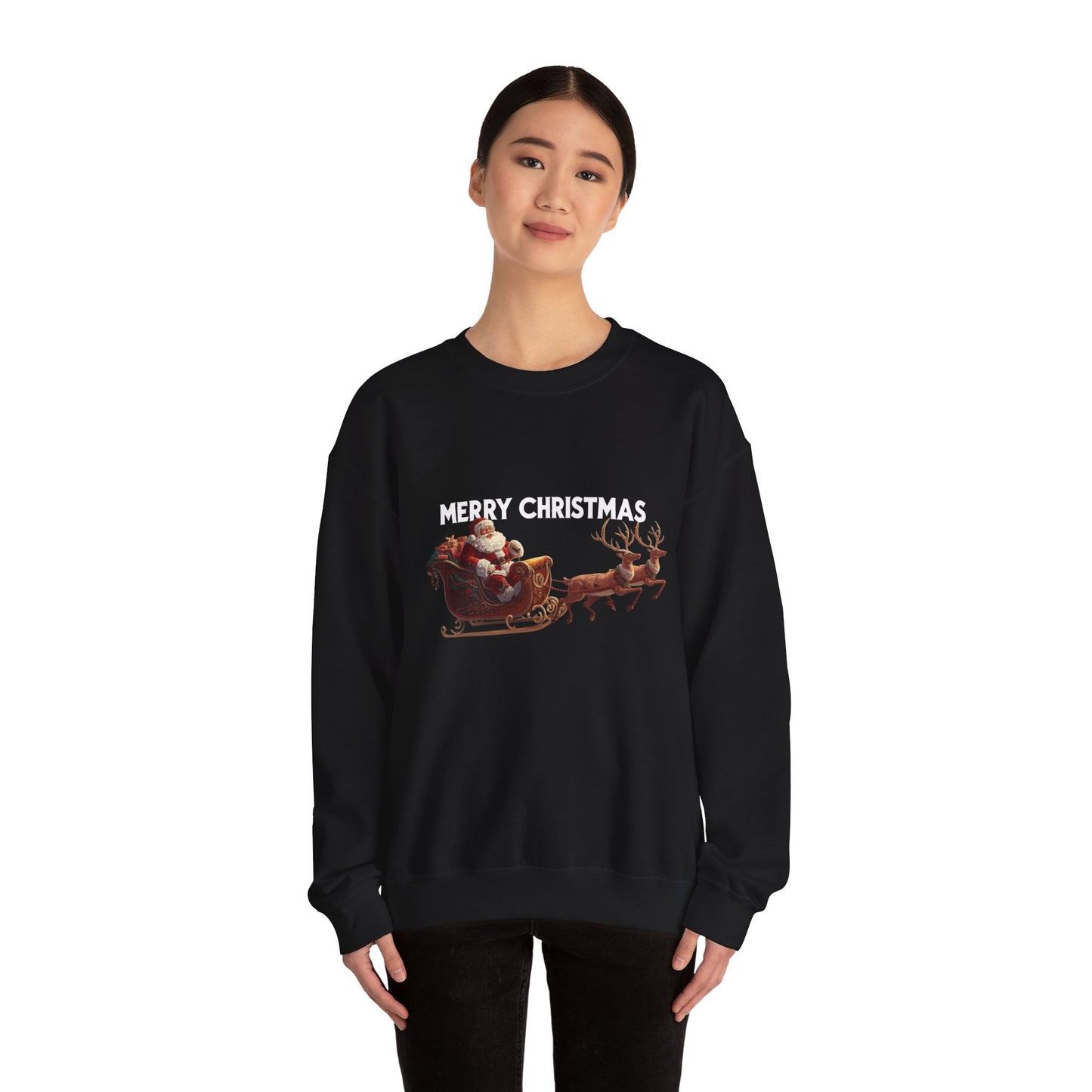 Christmas Santa Sleigh Sweatshirt