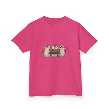 Whimsical Penguin Kids Tee