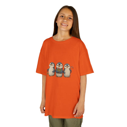 Whimsical Penguin Kids Tee