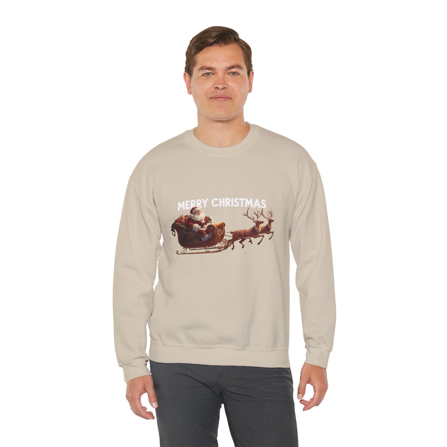 Christmas Santa Sleigh Sweatshirt