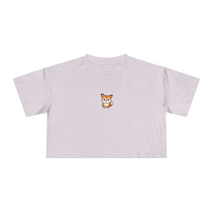 Mini Fox Crop Tee