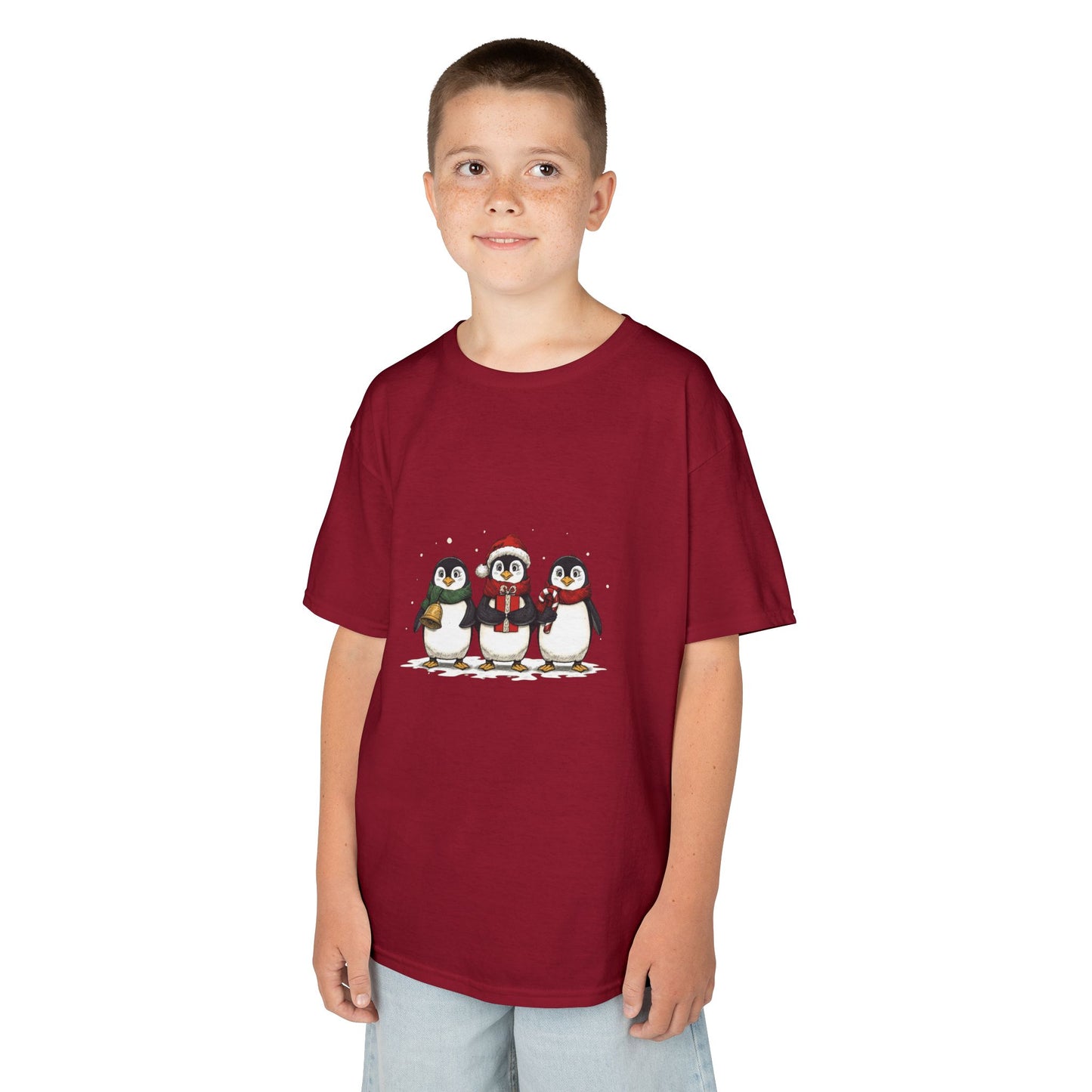 Christmas Penguin Kids Tee