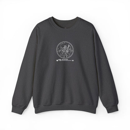 Moon Princess Crewneck Sweatshirt - White Stitching