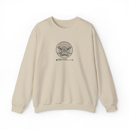 Speak Crewneck Sweatshirt - Black Stitching