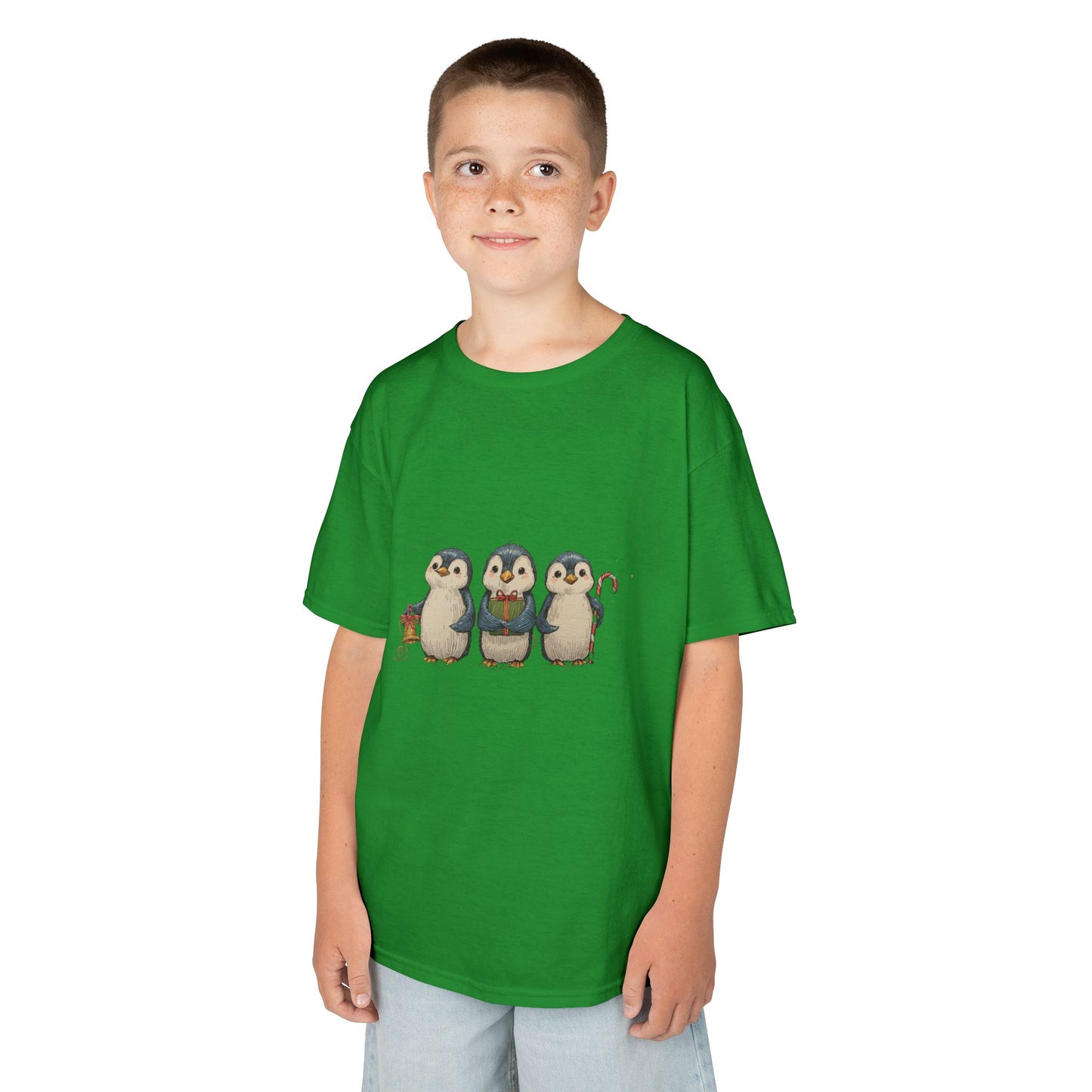 Whimsical Penguin Kids Tee