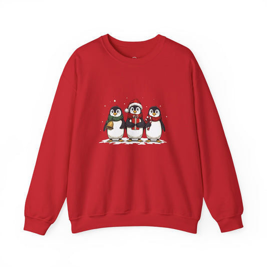 Cozy Holiday Penguin Sweatshirt