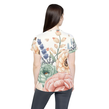 Floral Watercolor — Jersey Tee