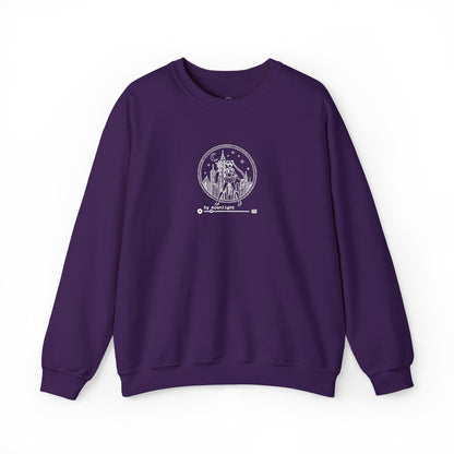 By Moonlight Crewneck Sweatshirt - White Stitching