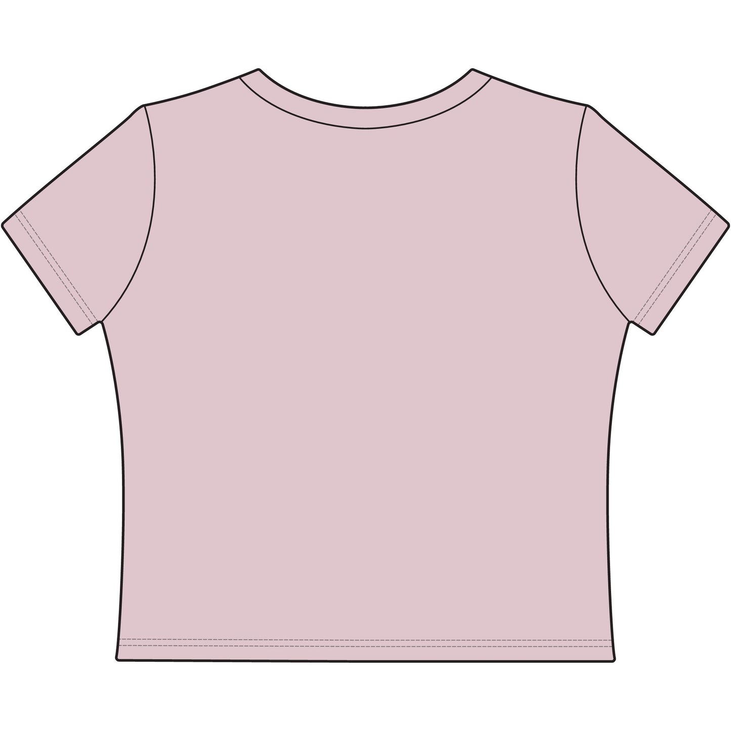 Cherry Blossom — Cropped Baby Tee