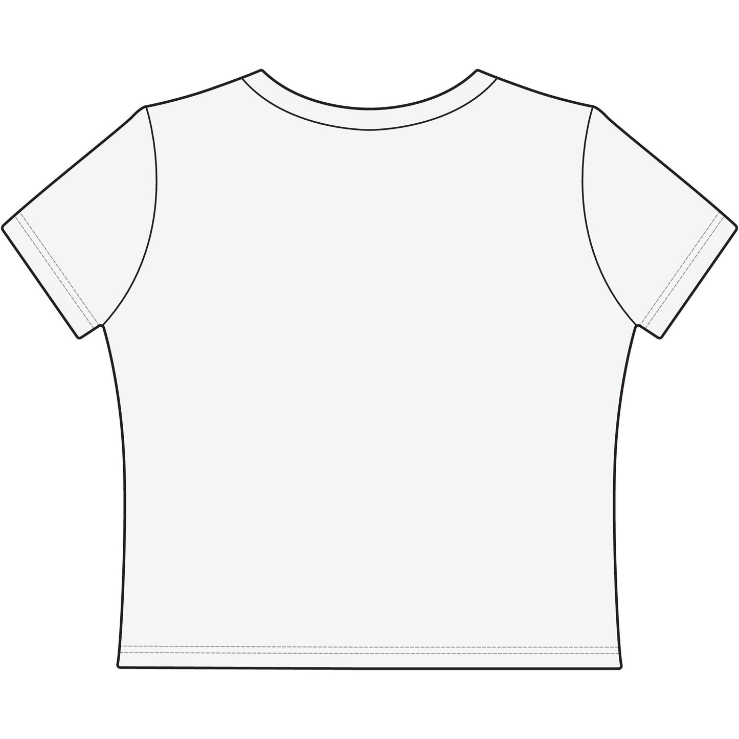 Cherry Blossom — Cropped Baby Tee