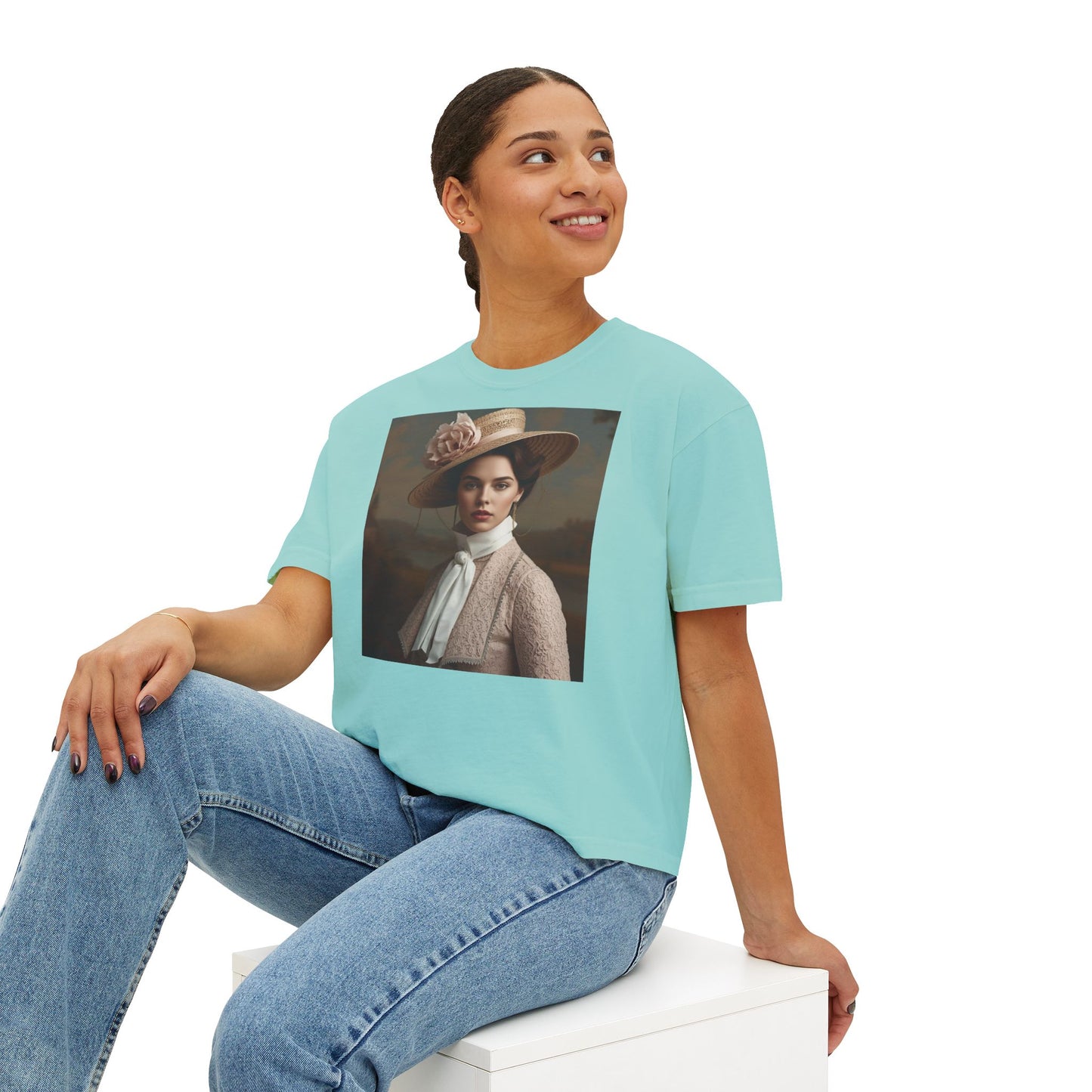 She's Trouble — Boxy Tee