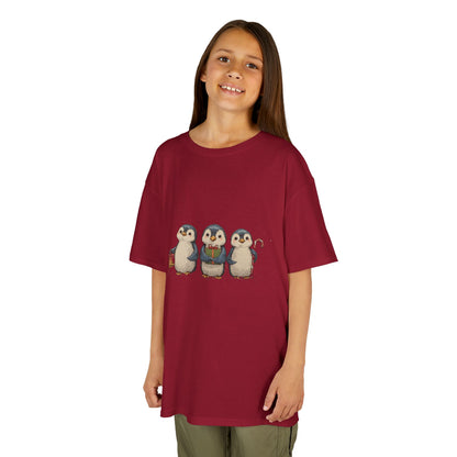 Whimsical Penguin Kids Tee