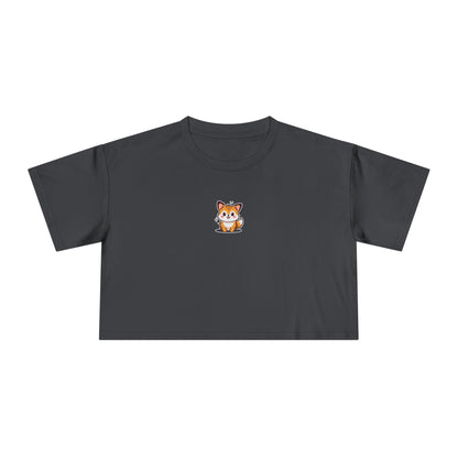 Mini Fox Crop Tee