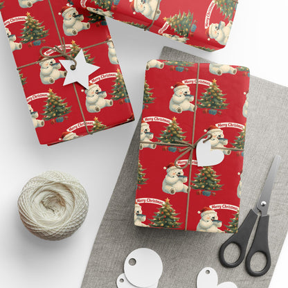Arreis & Co. Polar Bear Holiday Gift Wrap