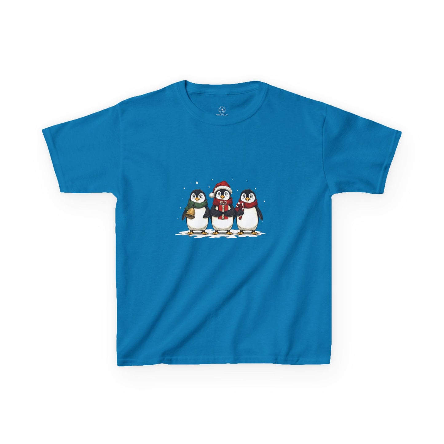 Christmas Penguin Kids Tee