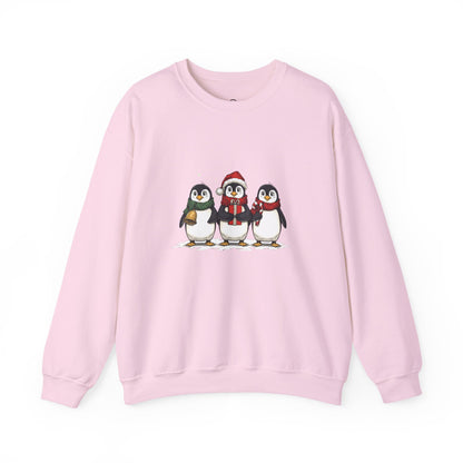 Cozy Holiday Penguin Sweatshirt