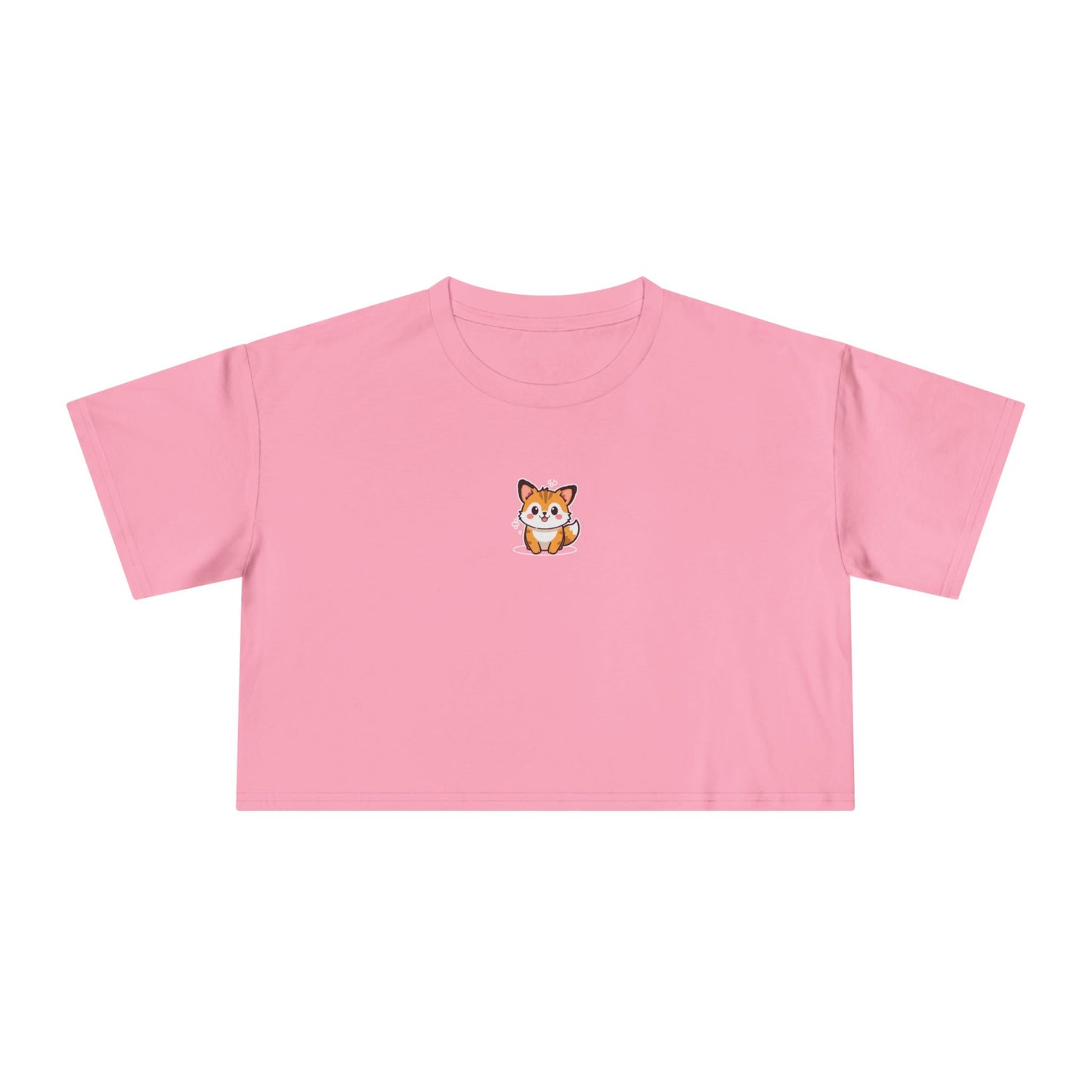 Mini Fox Crop Tee