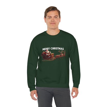 Christmas Santa Sleigh Sweatshirt