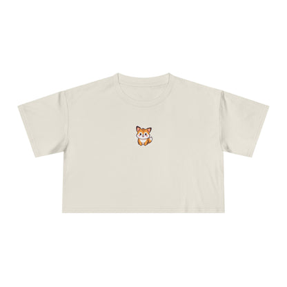 Mini Fox Crop Tee