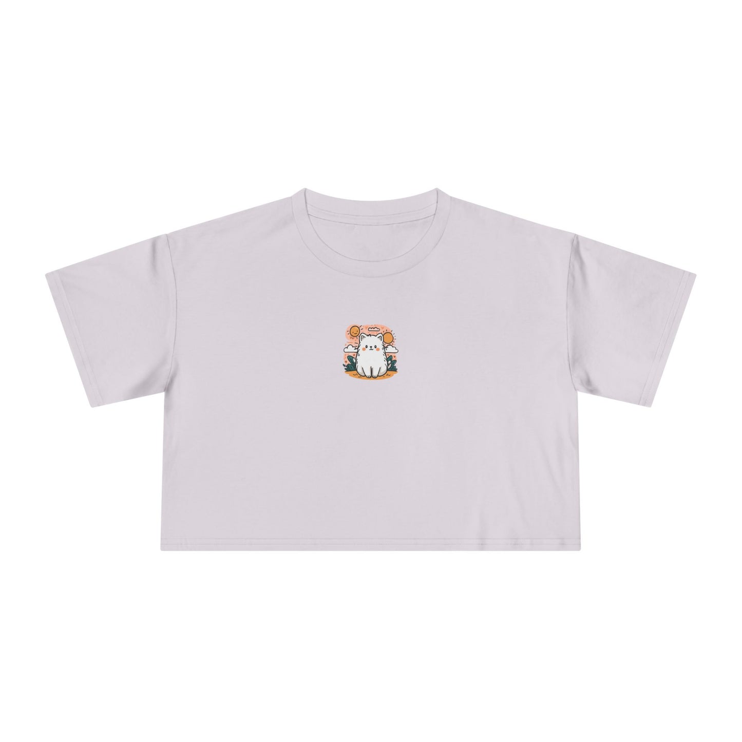 Mini Cat Crop Tee
