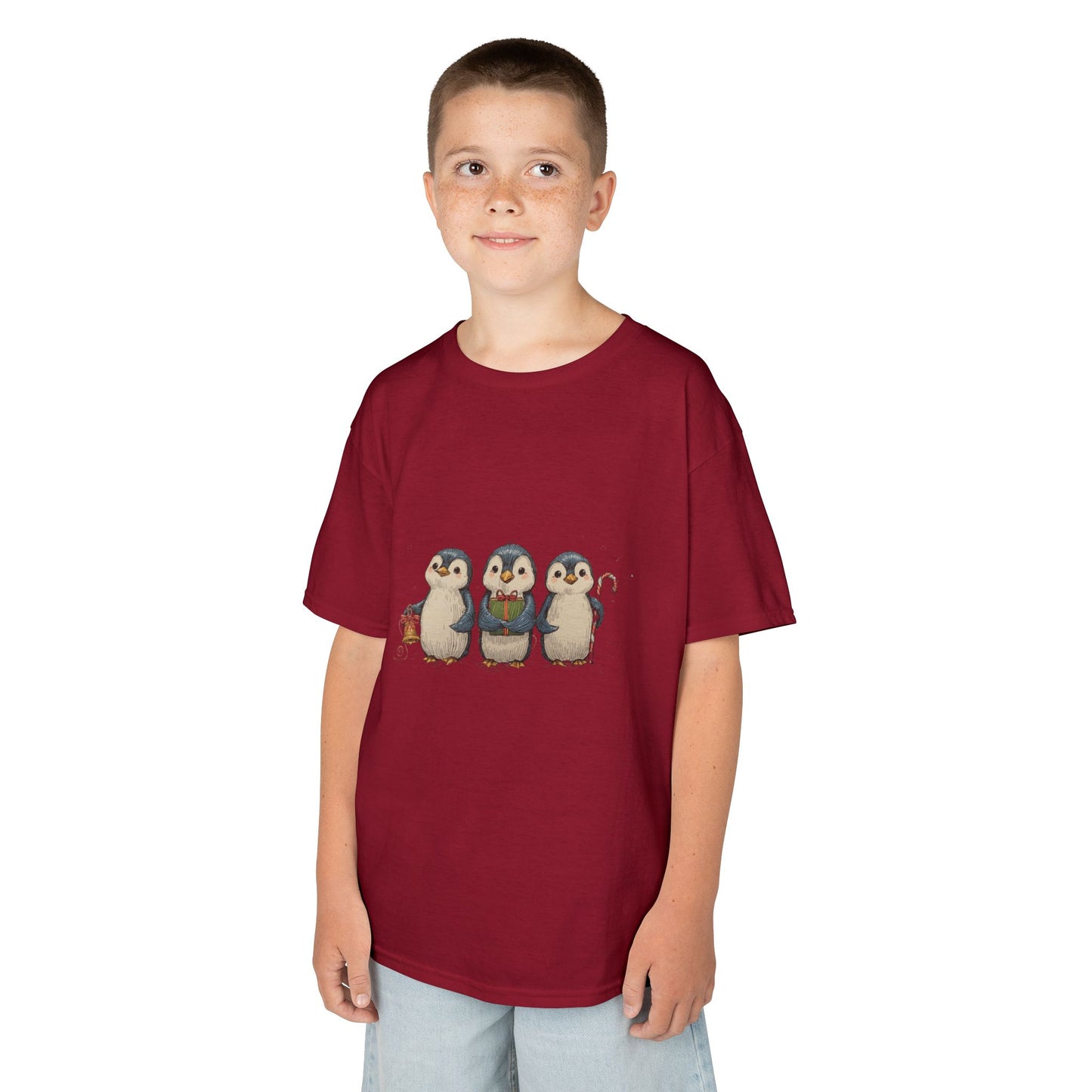 Whimsical Penguin Kids Tee