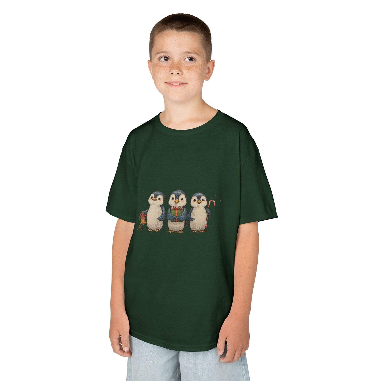 Whimsical Penguin Kids Tee