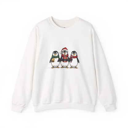 Cozy Holiday Penguin Sweatshirt