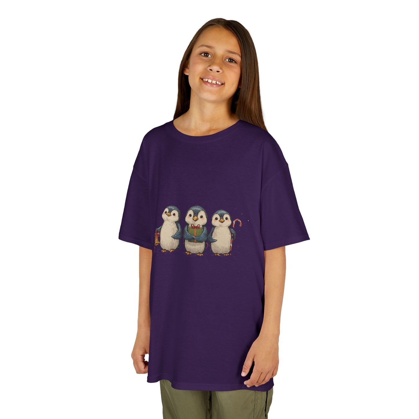 Whimsical Penguin Kids Tee