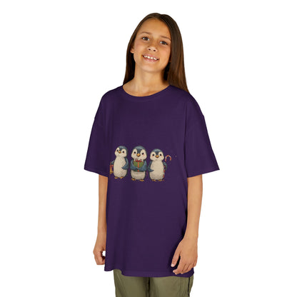 Whimsical Penguin Kids Tee