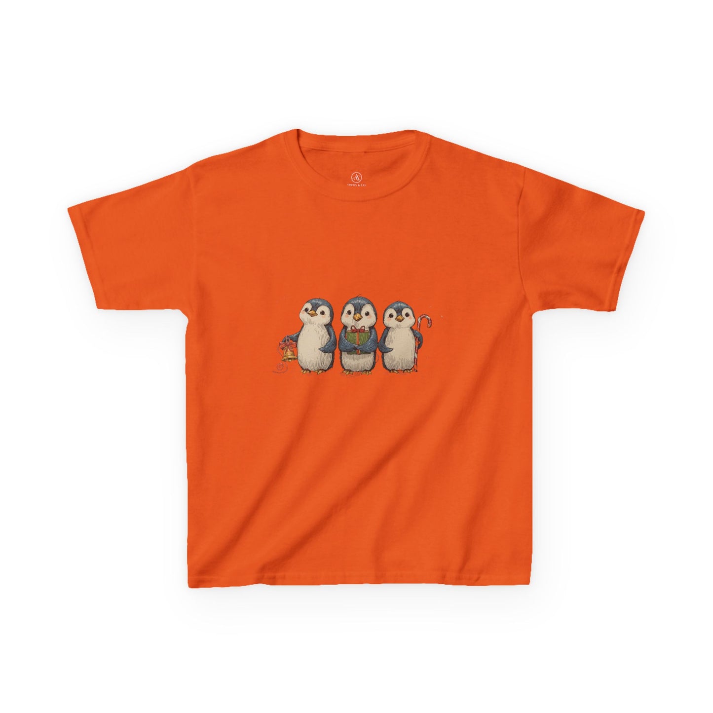 Whimsical Penguin Kids Tee