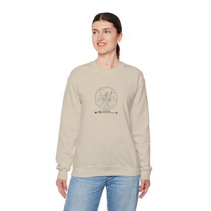 Moon Princess Crewneck Sweatshirt - Black Stitching