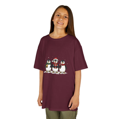 Christmas Penguin Kids Tee