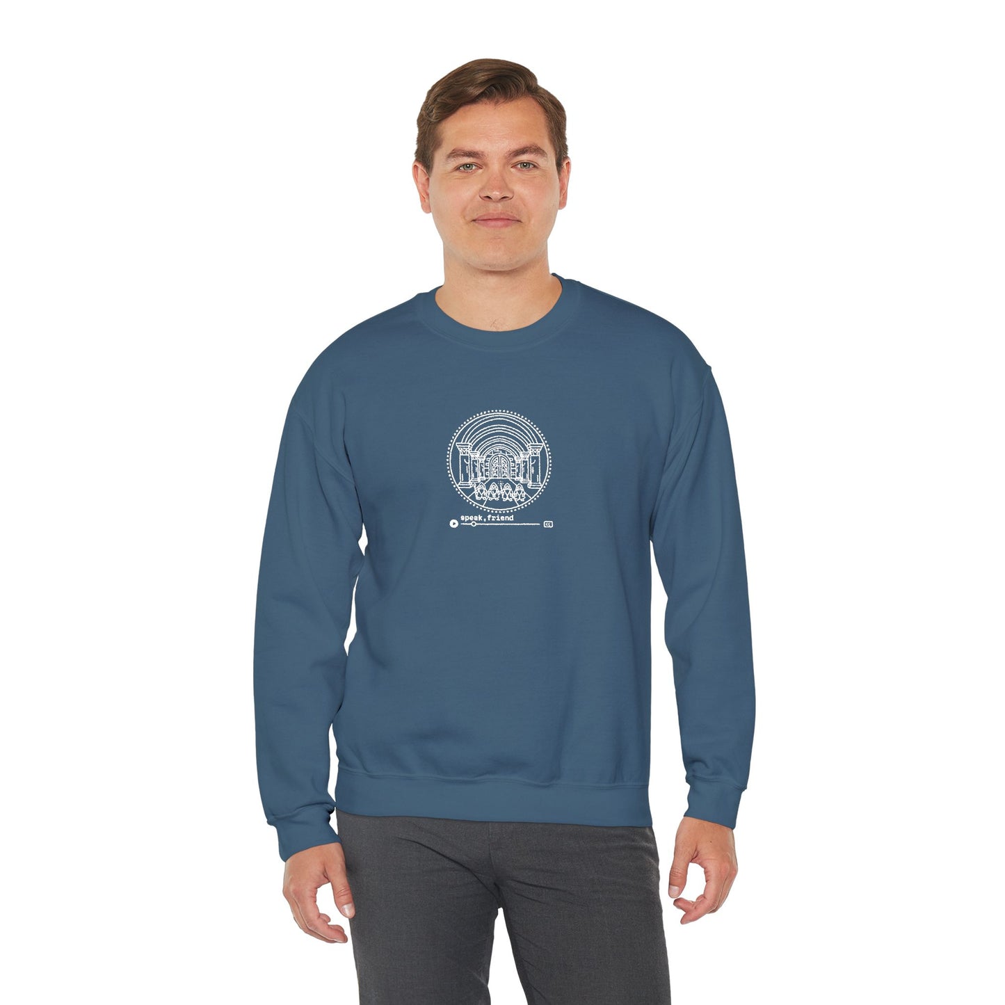 Speak Crewneck Sweatshirt - White Stitching