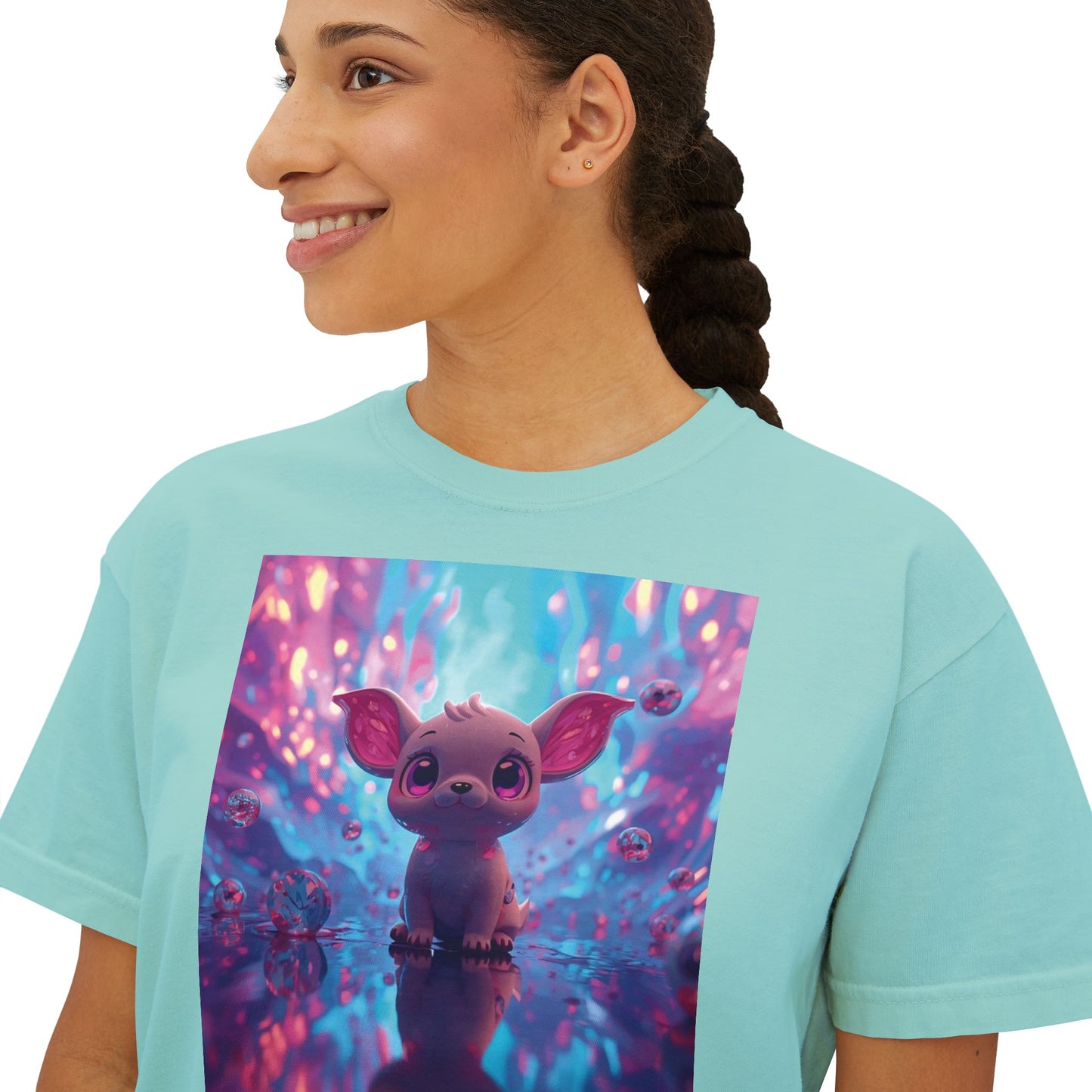 Neon Cutie — Boxy Tee