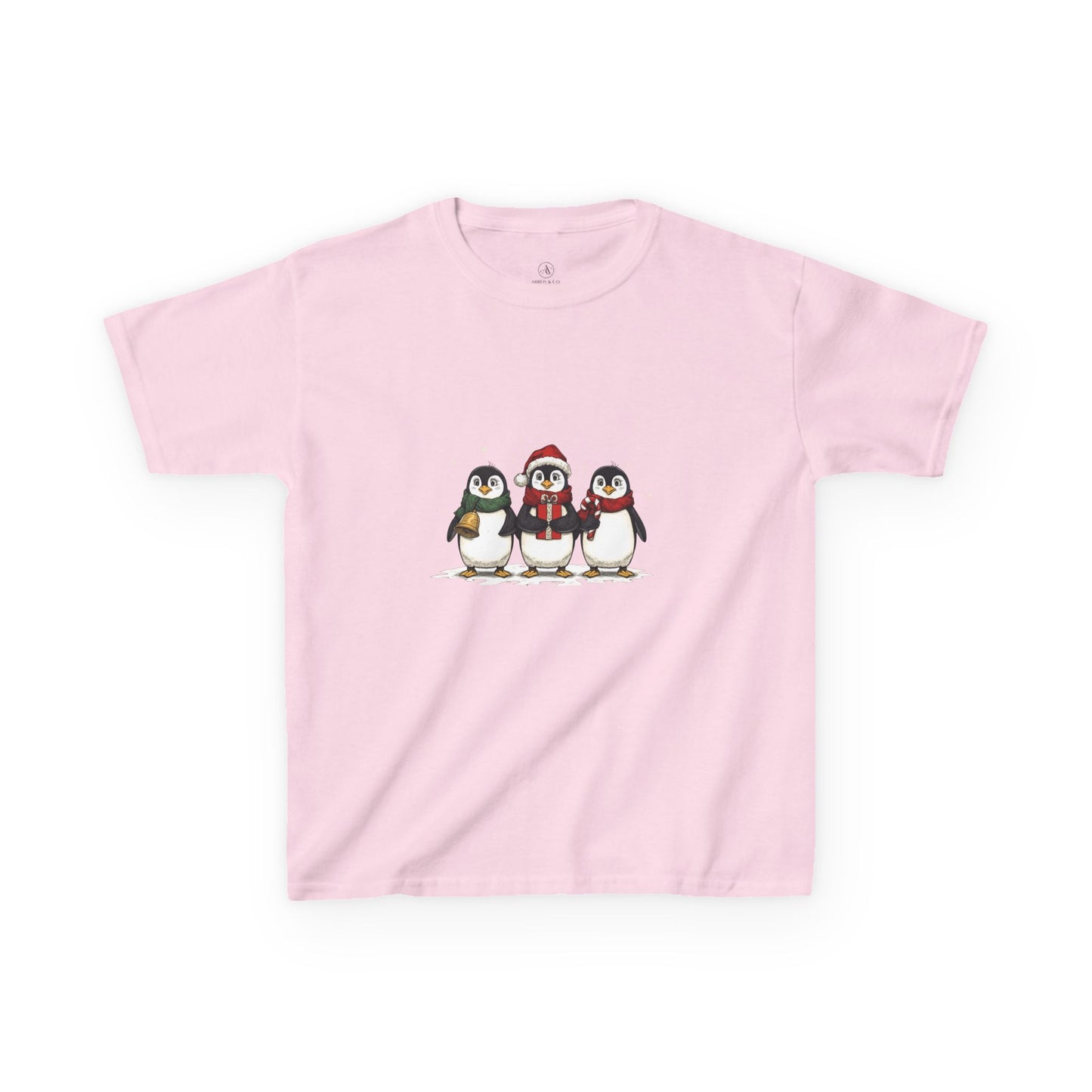 Christmas Penguin Kids Tee