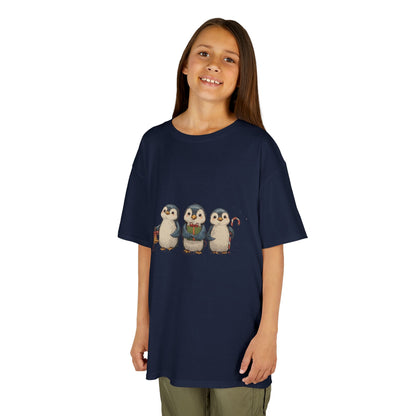 Whimsical Penguin Kids Tee