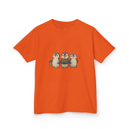 Whimsical Penguin Kids Tee