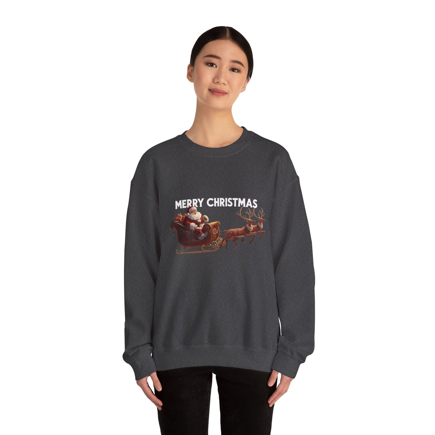 Christmas Santa Sleigh Sweatshirt