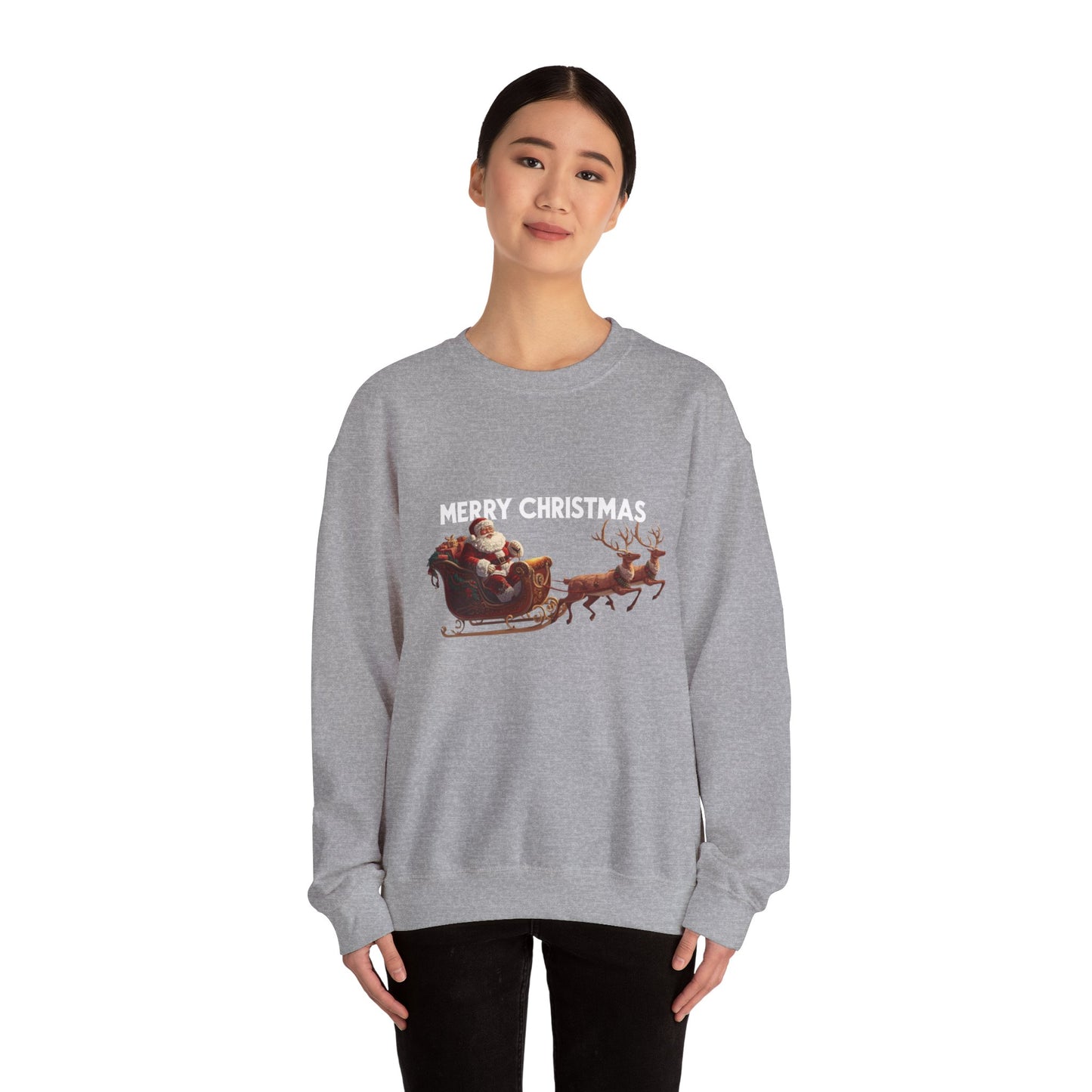 Christmas Santa Sleigh Sweatshirt