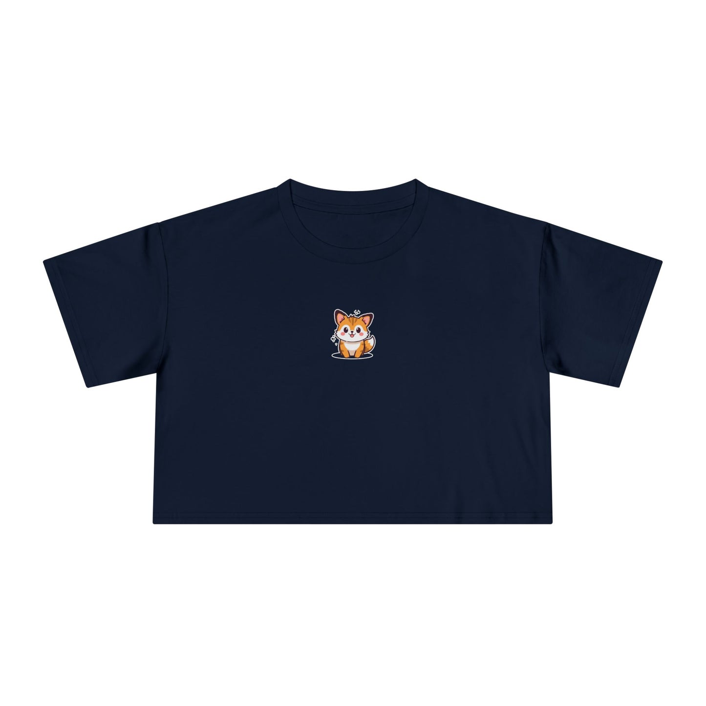 Mini Fox Crop Tee
