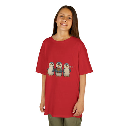 Whimsical Penguin Kids Tee