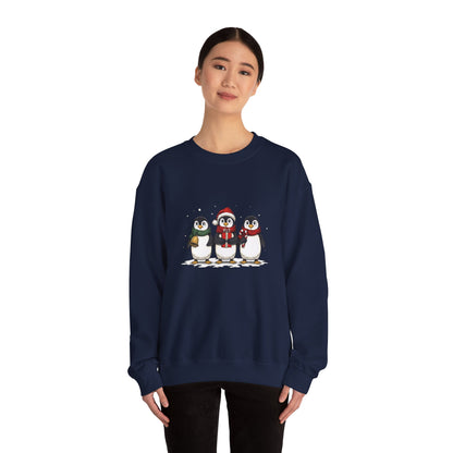 Cozy Holiday Penguin Sweatshirt