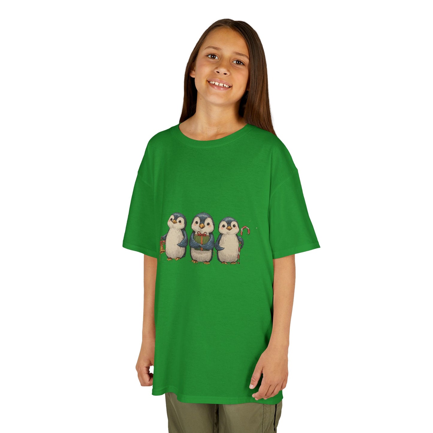 Whimsical Penguin Kids Tee