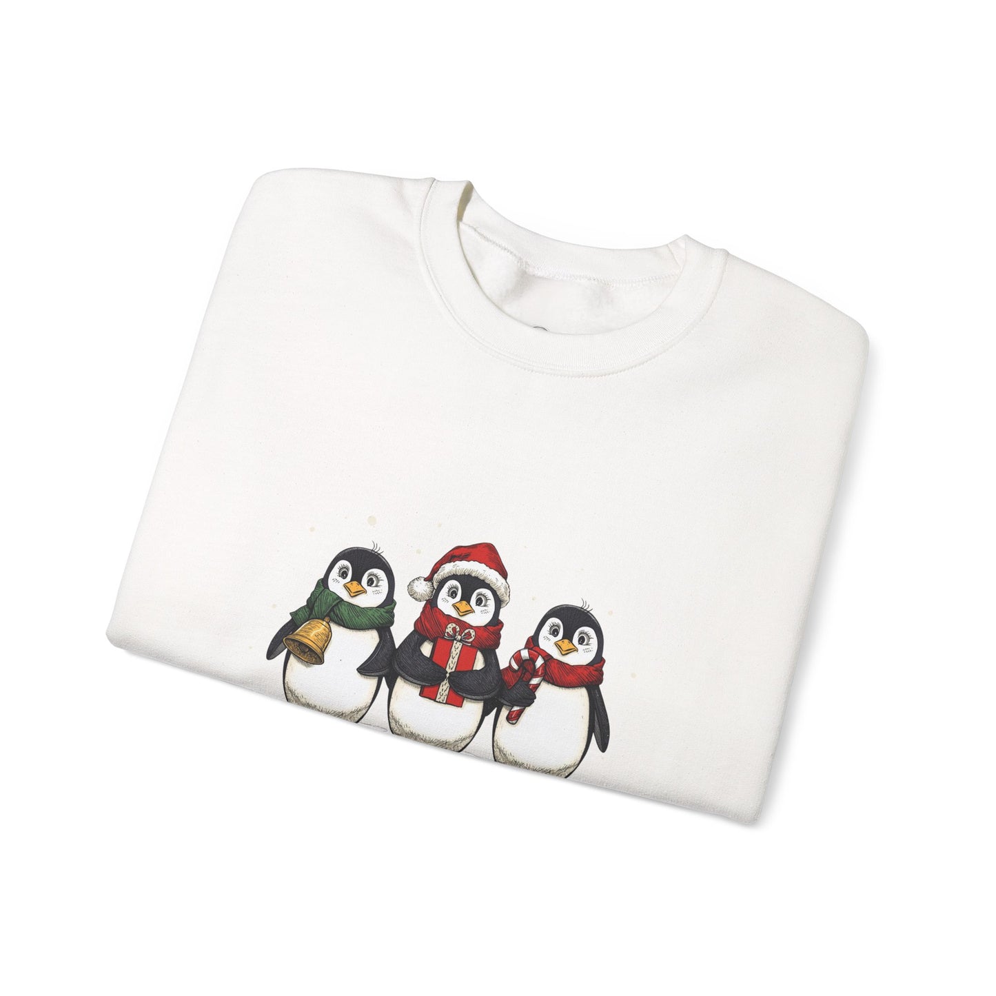 Cozy Holiday Penguin Sweatshirt