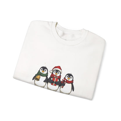 Cozy Holiday Penguin Sweatshirt