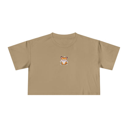 Mini Fox Crop Tee