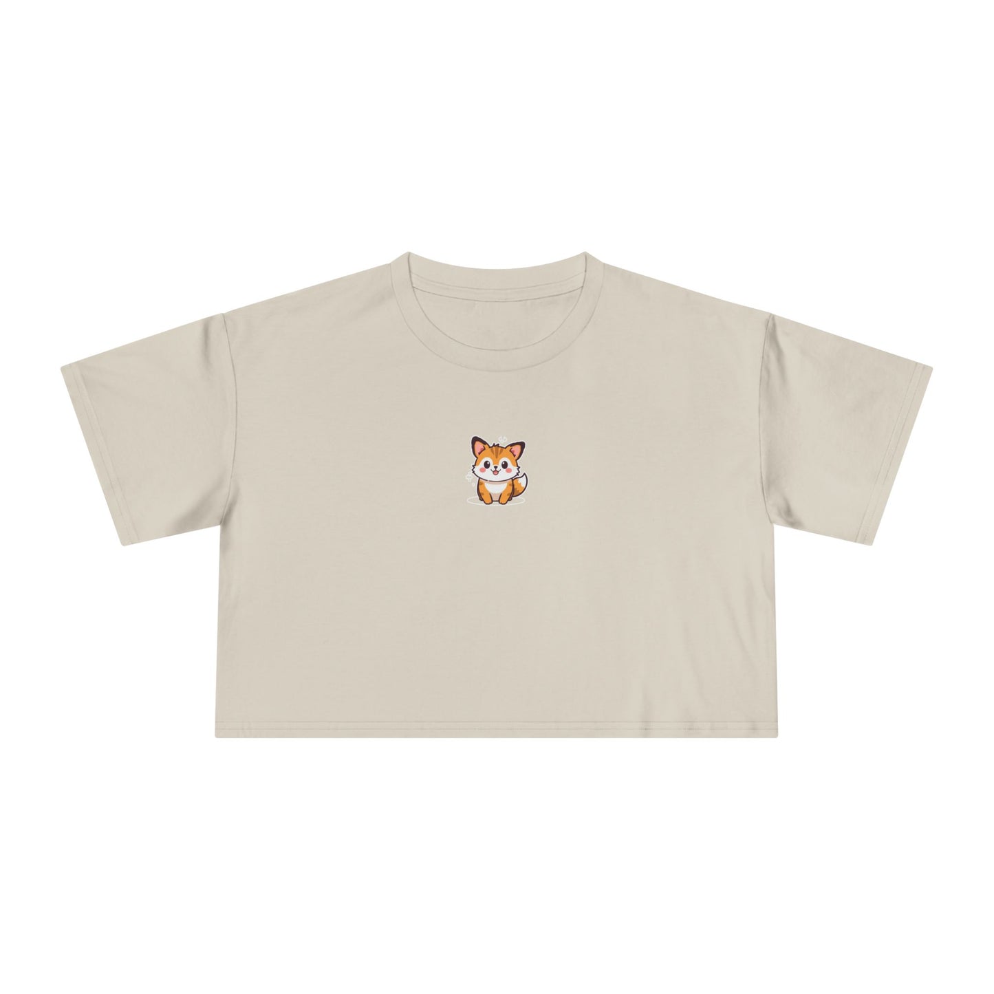 Mini Fox Crop Tee